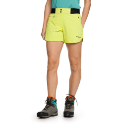 Trangoworld Pantalón Corto Stora Amarillo Mujer