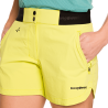 Trangoworld Pantalón Corto Stora Amarillo Mujer
