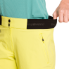 Trangoworld Pantalón Corto Stora Amarillo Mujer