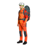 Trangoworld Pantalón Largo Drohmo Df Naranja Antracita Hombre