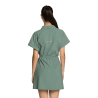 Trangoworld Vestido Odina Gris Azulado Mujer