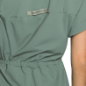 Trangoworld Vestido Odina Gris Azulado Mujer