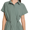 Trangoworld Vestido Odina Gris Azulado Mujer