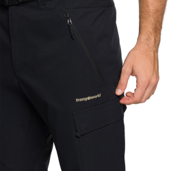 Trangoworld Pantalón Largo Zagora Df Negro Hombre