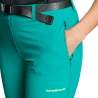 Trangoworld Pantalón Largo Troyes Verde Mujer