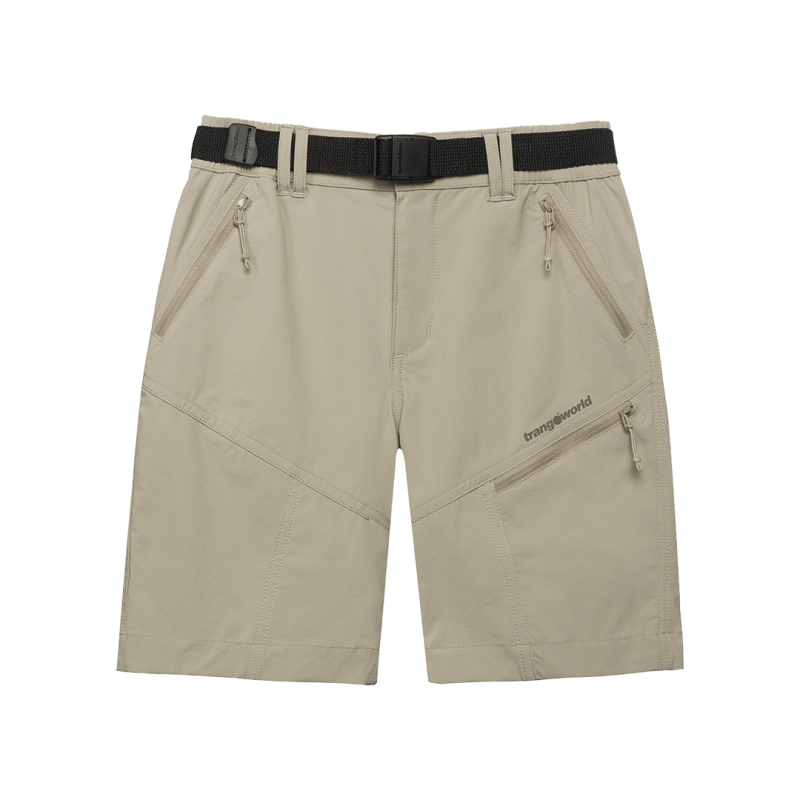 Trangoworld Pantalón Corto Hurdes Beige Niño