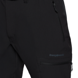 Trangoworld Pantalón Largo Rudah Df Negro Hombre