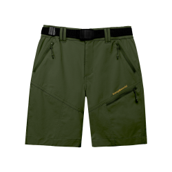 Trangoworld Pantalón Corto Hurdes Verde Oscuro Niño