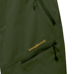 Trangoworld Pantalón Corto Hurdes Verde Oscuro Niño