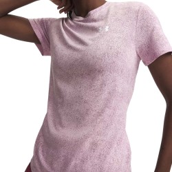 Under Armour Camiseta UA Tech Pixelate Rosa Morado Prime Pink Mujer
