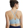 Under Armour Top Deportivo Vanish Seamless Low Bra Azul Blue Fog Mujer