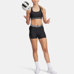 Under Armour Top Deportivo Crossback Armour Negro Blanco Ultimate Black White Mujer