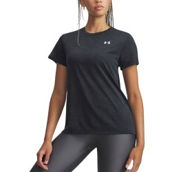 Under Armour Camiseta UA Tech Pixelate Gris Oscuro Mujer