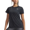 Under Armour Camiseta UA Tech Pixelate Gris Oscuro Mujer