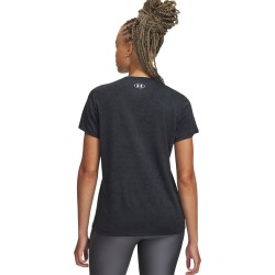 Under Armour Camiseta UA Tech Pixelate Gris Oscuro Mujer