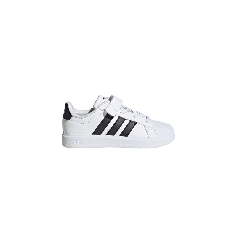 ADIDAS Zapatilla Deportivas Con Velcro Streettalk Blanco Negro Cloud White Core Black Niño