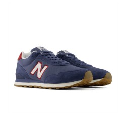 New Balance Zapatilla Casual 515 Blanco Azul Hombre