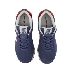 New Balance Zapatilla Casual 515 Blanco Azul Hombre