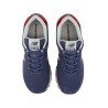 New Balance Zapatilla Casual 515 Blanco Azul Hombre