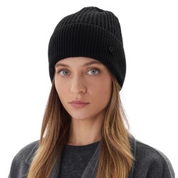 Calvin Klein Gorro Metal Wool Beanie Negro Charcoal Heather Hombre