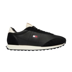 Tommy Hilfiger Zapatilla Casual Retro Runner Archive Negro Black Hombre