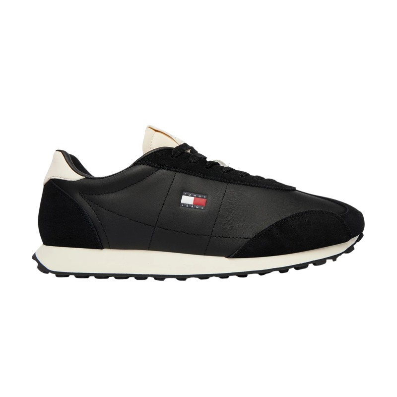 Tommy Hilfiger Zapatilla Casual Retro Runner Archive Negro Black Hombre