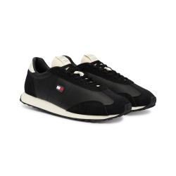 Tommy Hilfiger Zapatilla Casual Retro Runner Archive Negro Black Hombre