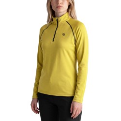Ternua Pull Polar Morge 1/2 Zip Amarillo Deep Citrus Mujer