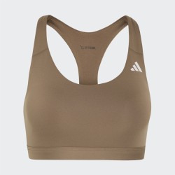 ADIDAS Top Optime Essentials Workout Beige Khaki Six Mujer
