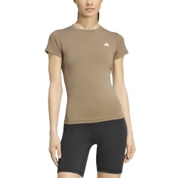 ADIDAS Camiseta Performance Essentials Verde Khaki Six Mujer
