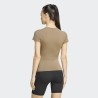 ADIDAS Camiseta Performance Essentials Verde Khaki Six Mujer