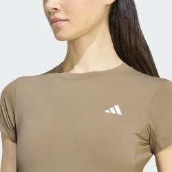 ADIDAS Camiseta Performance Essentials Verde Khaki Six Mujer