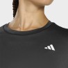 ADIDAS Camiseta Workout Essentials Crew Neck Negro Black Mujer