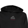 ADIDAS Sudadera Fleece Hoodie Negro Black Niño
