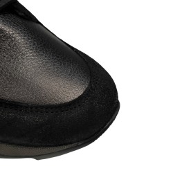 Cetti Zapatilla Casual C-1426 Sra Negro Bunny-Metal Negro Mujer