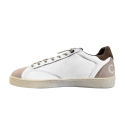 Cetti Zapatilla Casual C-1342 Nobuck Blanco Nature Taupe Hombre