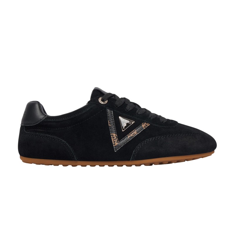 Guess Zapatilla Ante Relli Negro Black Mujer