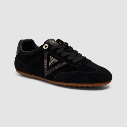 Guess Zapatilla Ante Relli Negro Black Mujer