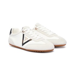 Guess Zapatilla Ante Relli Blanco White Mujer