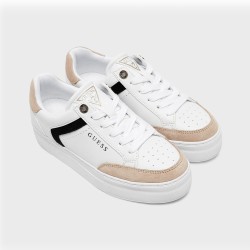 Guess Zapatilla Gilax2 Blanco Beige White Mujer