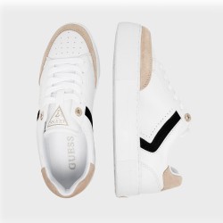 Guess Zapatilla Gilax2 Blanco Beige White Mujer