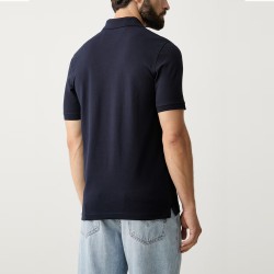 Guess Polo Basic Azul Oscuro Hombre