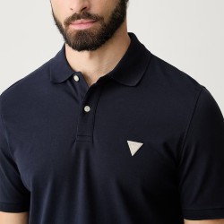 Guess Polo Basic Azul Oscuro Hombre
