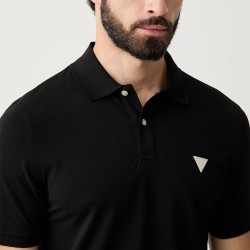 Guess Polo Basic Negro Jet Black Hombre