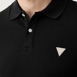 Guess Polo Basic Negro Jet Black Hombre