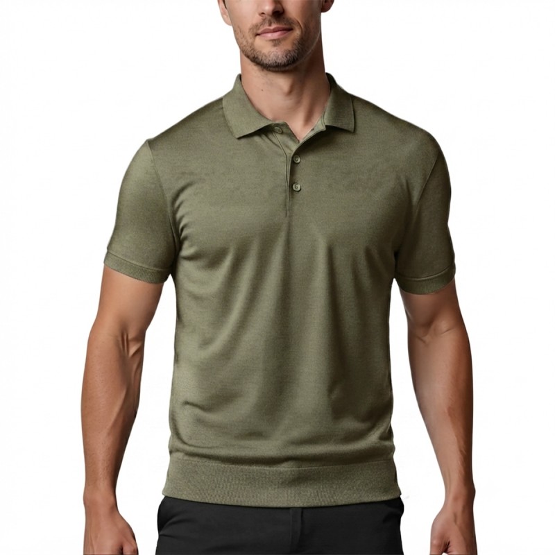 Guess Polo Miro Tech Verde Hombre