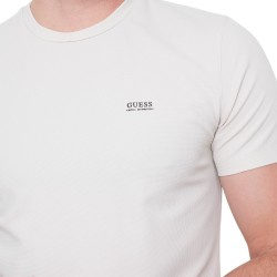 Guess Camiseta New Tech Stretch Blanco White Hombre