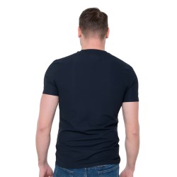 Guess Camiseta New Tech Stretch Azul Oscuro Hombre