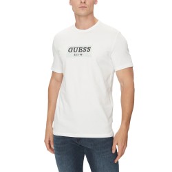 Guess Camiseta Guebox Blanco White Hombre