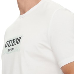 Guess Camiseta Guebox Blanco White Hombre